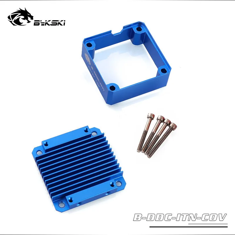 Bykski B-DDC-ITN-COV DDC Pump Armor Heatsink Armor TOP Acrylic Cover For 3.2 Pump High Performance Silent Armor Water Cooling - Blade Color: Blue