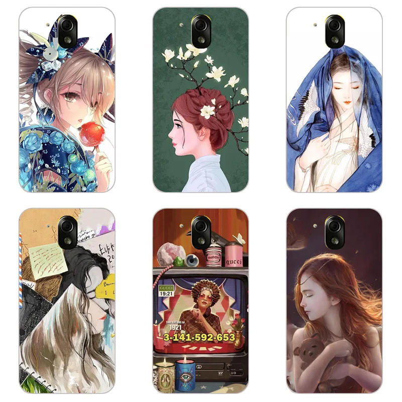 Чехол для телефона HTC Desire 526 526G Модный Цветной мягкий чехол из ТПУ с рисунком D526 D526G