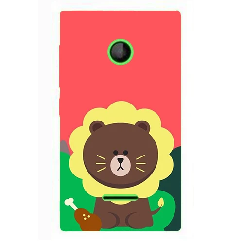 Оригинальный чехол для Microsoft Lumia 435 Dual SIM модный принт листья Прекрасный жесткий