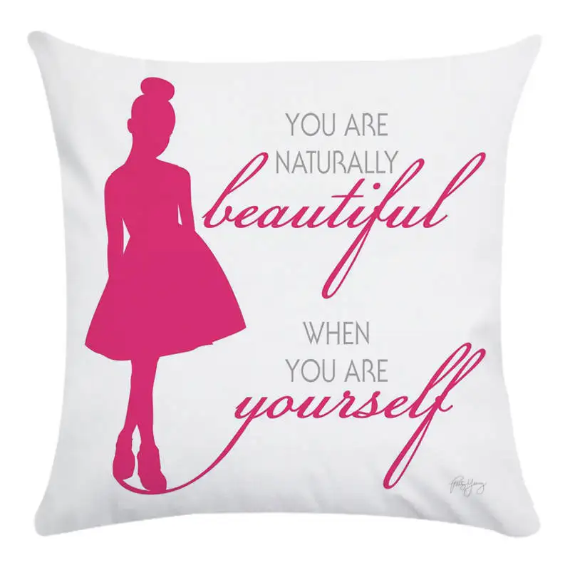 Чехол для подушки размером 18 дюймов * с рисунком девушки|cushion cover animal|cushion covercushion
