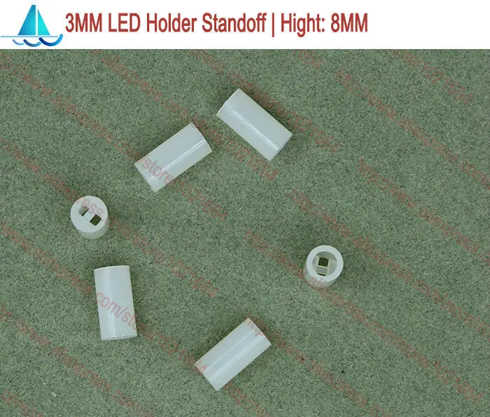 10000個ju-hiwor-3ミリメートルledランプホルダー4-65ミリメートル7ミリメートル75ミリメートル8ミリメートル85ミリメートル発光ダイオードスペーサ支持スタンドオフ