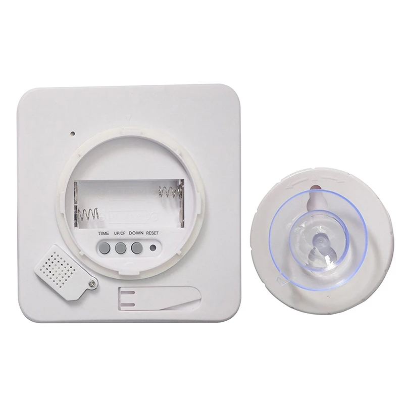 Günstig LCD Wasserdicht Dusche Uhr Digitale Badezimmer Uhren Timer Temp Dusche Uhren Wanduhr Hause Dekoration Zubehör Moderne