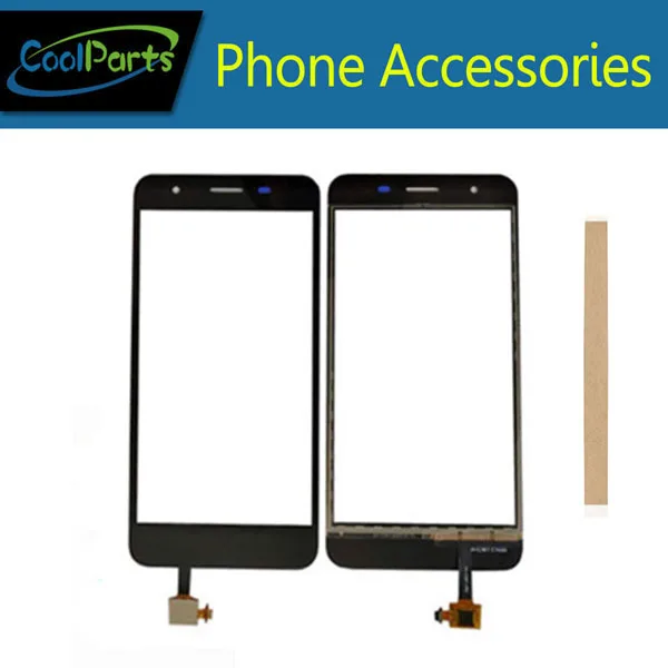 

1PC/Lot High Quality For Micromax Q465 Canvas Juice 4 Touch Screen Digitizer Touch Panel Lens Glass With Tape Black Color