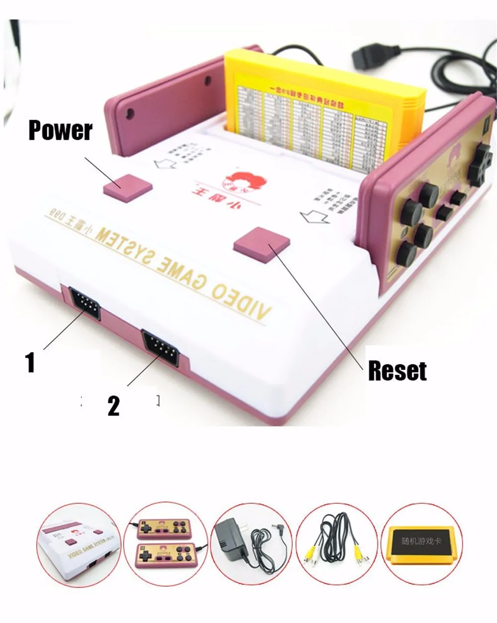 Nostalgic Original Video Games Console Player Play Card Original TV Game 400 Games Play Card Original Card Two Card In Total (3)