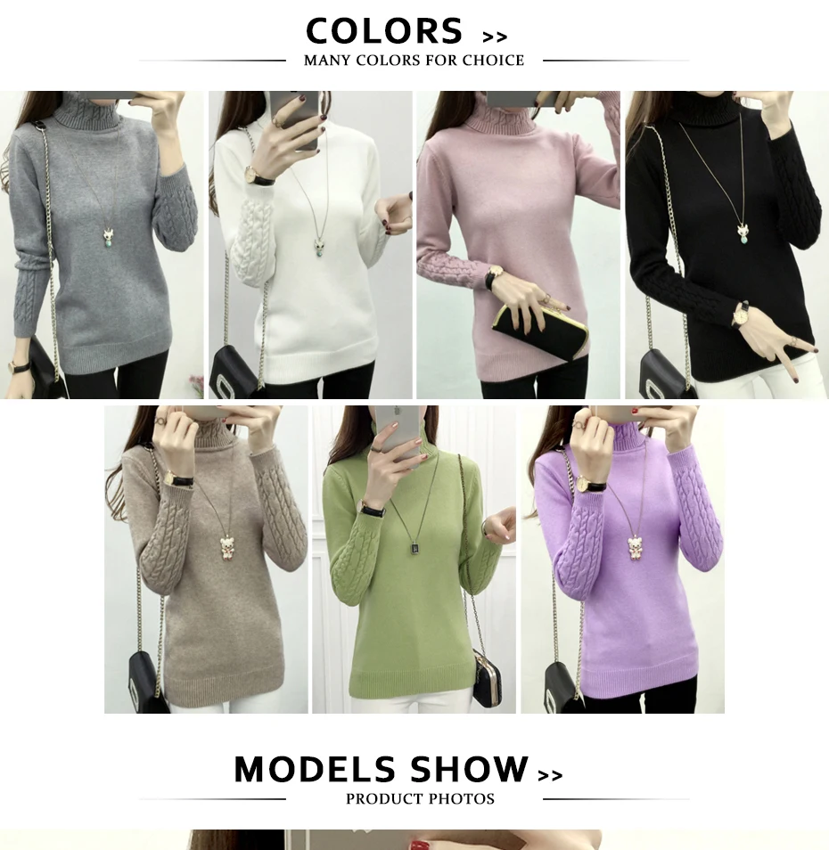 Refeeldeer Women Long Sleeve Knitted Sweaters