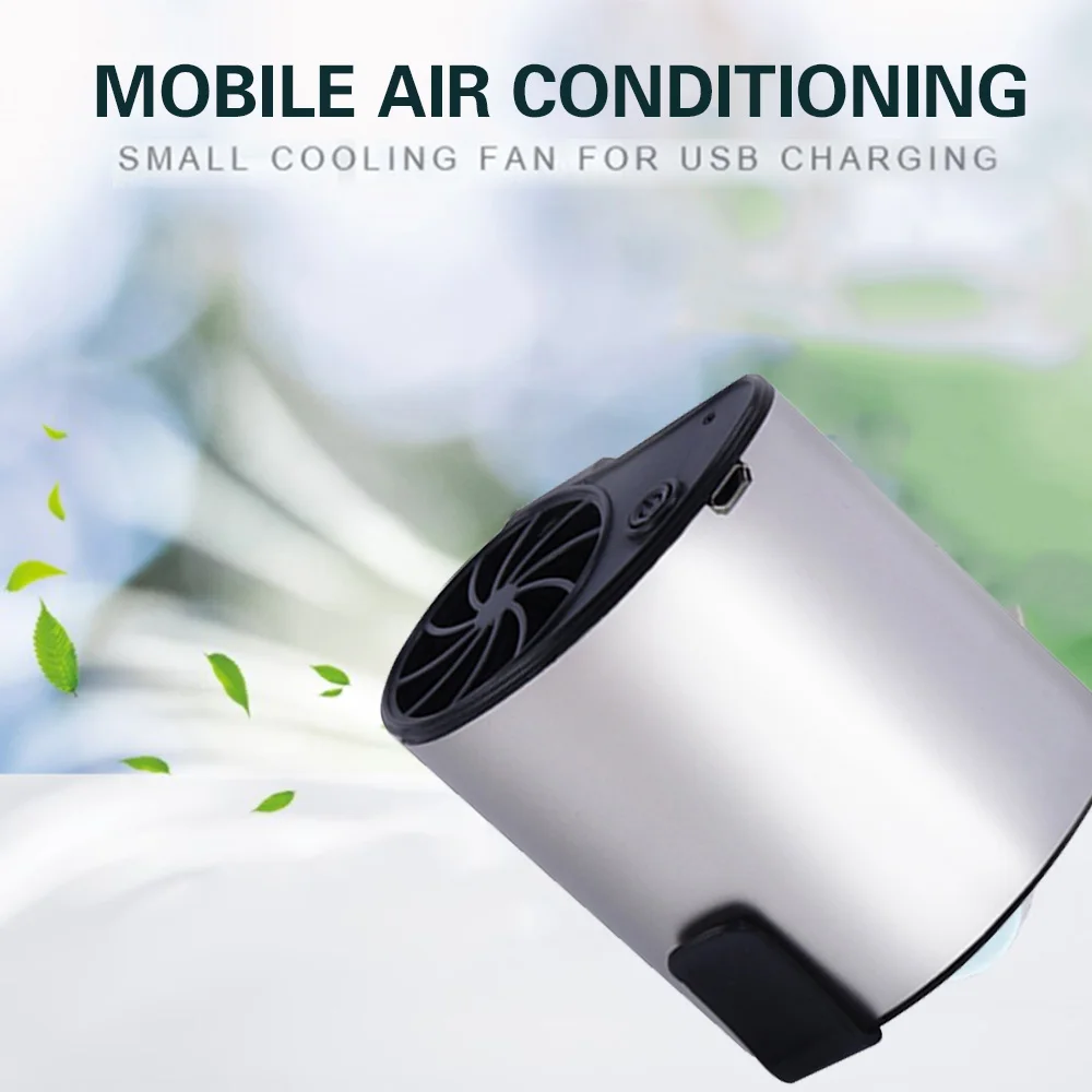 

2019 Drop Shpping USB Waist Fan USB Rechargeable Fan Mini Portable Travel Mini Air Conditioner for Air Cooling