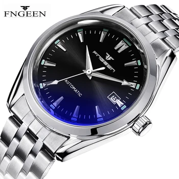 

2018 Mens Top Brand Luxury Watches Male Luminous Calendar Waterproof Wrist Watch Stainless Steel Automatic Mechanical Wristwatch