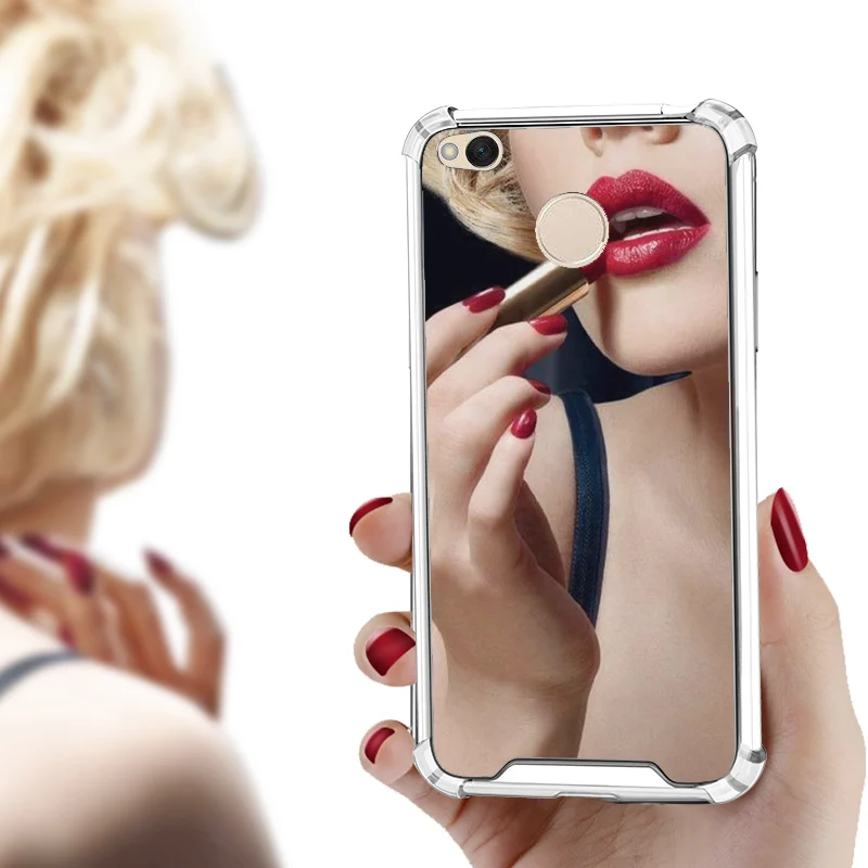 Купить BFOLLOW Mirror Case for Xiaomi Redmi 4X / 5 Plus Hard Back Cover + Soft TPU Frame Anti Shock Silver Gold Coque  | Отзывы и видеообзор (32869977379)