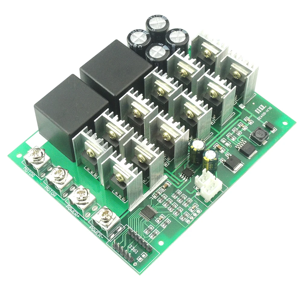 DC 12V 24V 36V 48V 60A 3000W PWM DC регулятор скорости двигателя программируемый HHO RC управление w/переключатель обратного хода