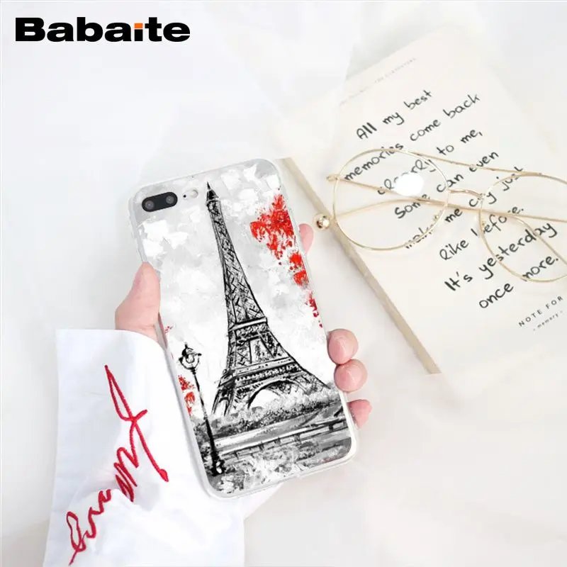 red umbrella in Paris London Eiffel Tower New york Lover Autumn Maple 
