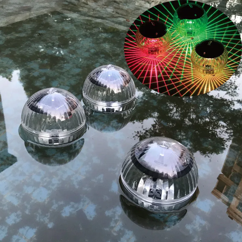 Горячая солнечная вода дрейф лампа бассейн светильник плавающий подводный светодиодный светильник для дискотеки светящийся шоу Плавательный Бассейн горячая ванна светильник для спа диско Piscine