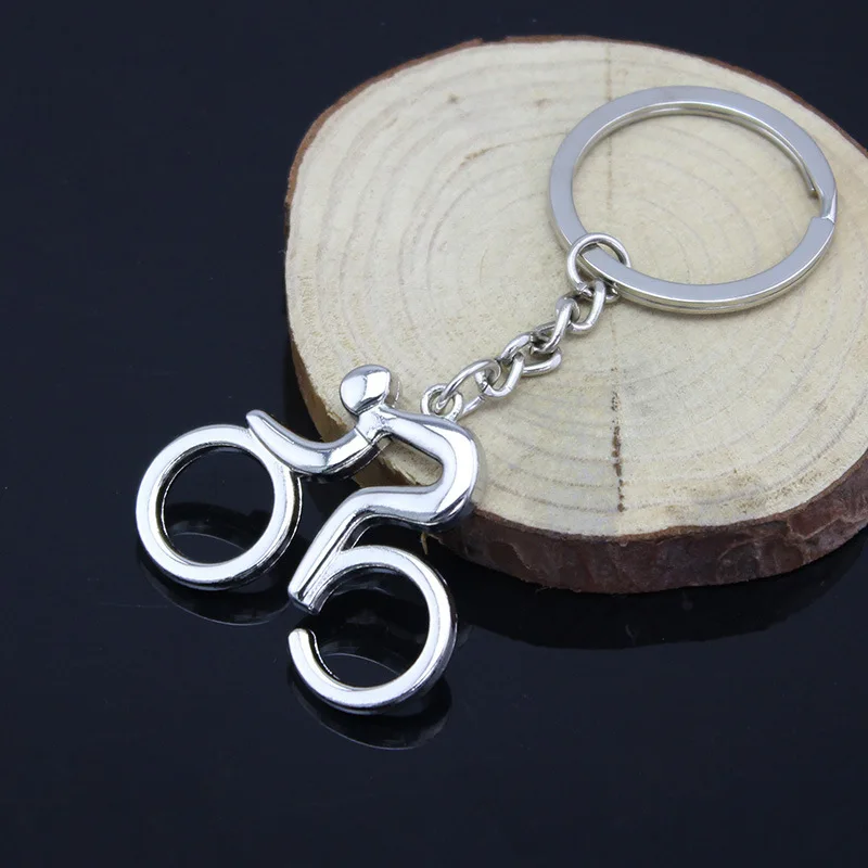Sport Bicycle Model Key Chain New Design Cool Metal bicycling Keychain Bike Charms Keyring Key