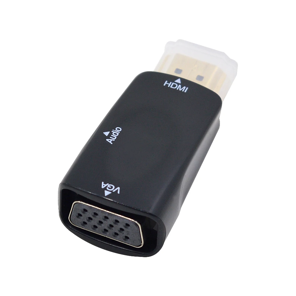 CHIPAL HD 1080P HDMI в VGA конвертер адаптер с 3,5 мм аудио кабель HDMI2VGA для ПК планшет ноутбук Настольный к HDTV монитор