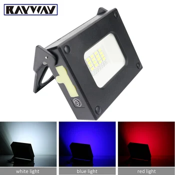 

USB Portable LED Pocket Floodlight 10W Flashlight with SOS outdoor Rechargeable Mini Power Bank LED Camping Lantern Tents lamp