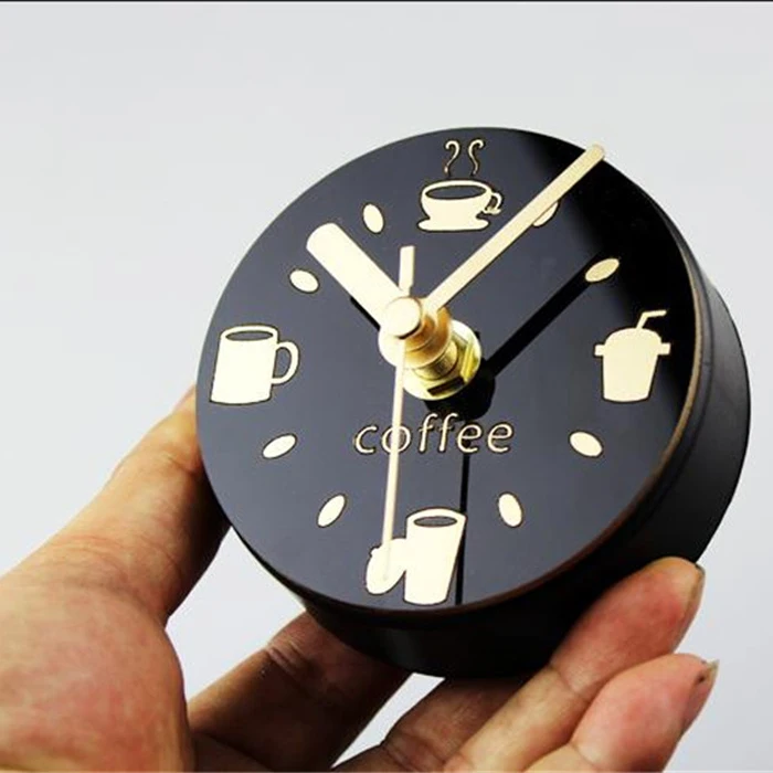 Mute Refrigerator Magnets souvenir Digital Self Adhesive Wall Clock Fridge Magnets blanks magnetic board Kitchen Watch Mural