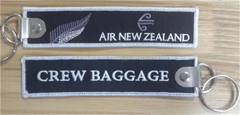 Air New Zealand экипажа багажа вышитые брелки