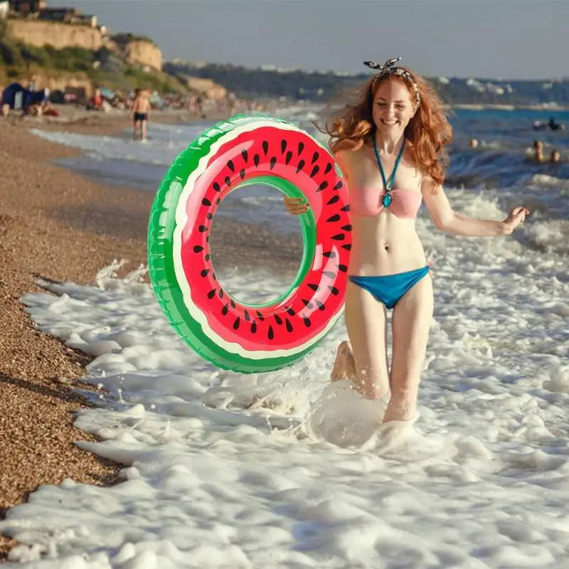 Надувной Арбуз для взрослых детей плавательный круг надувной бассейн поплавок игрушечный круг пляжные морские вечерние для взрослых детей