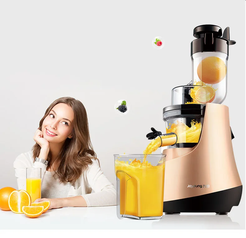Clearance New Joyoung Household Juicer JYZ-V906 Large Caliber Slow Juice Maker Safety Material Fruit Vegetables Juice Extractor Machine 14