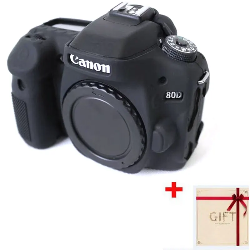 

High Quality Soft Silicone Camera Cover for Canon EOS 80D Rubber Camera Case Skin for Canon 80D SLR Camera Accessory Lens Clean