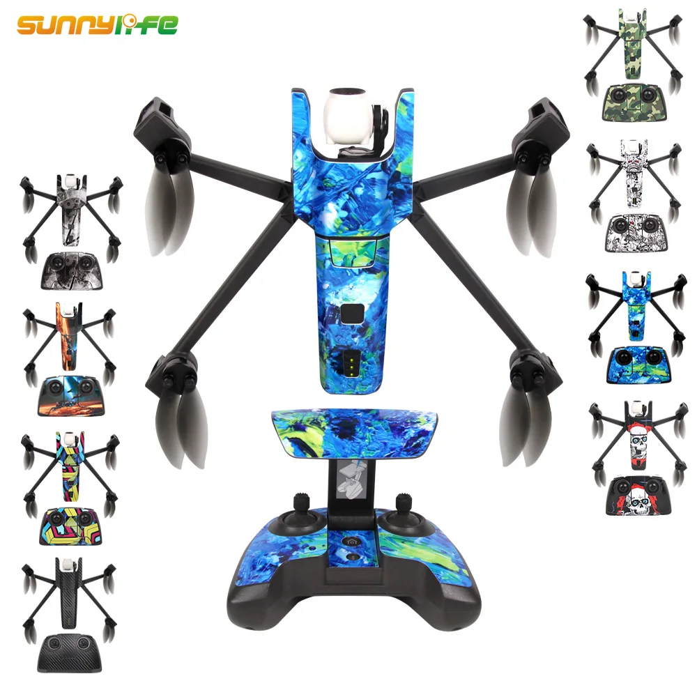Sunnylife ПВХ Наклейки надписи/различные узоры наклейки для попугай Anafi Drone аксессуары