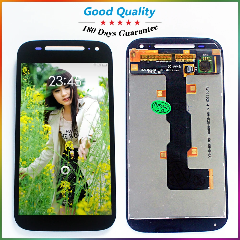 100 Tested LCD Display For Motorola Moto E2 E+1 Xt1505 Xt1524 Xt1527 Xt1511 touch screen