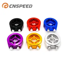 Алюминиевый Масляный датчик фильтра сэндвич пластина адаптер для автомобиля датчик Defi температура масла и датчик давления масла адаптер YC100337