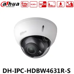 Dahua DH-IPC-HDBW4631R-S 6MP IP Камера H.265 IK10 IP67 30 м ИК слот для карты SD POE видеонаблюдения Камера DH-IPC-HDBW4631R-S