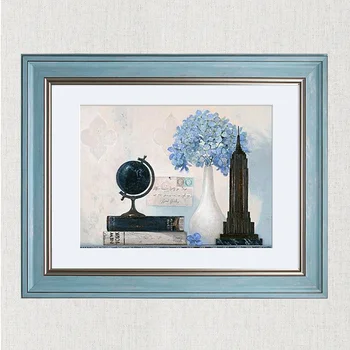 

Picture Painting Frame Gift Handmade Work Diamond Embroidery Gift Wooden Square Photo Frames Picture Frame Hanging Wall 3DHKE08