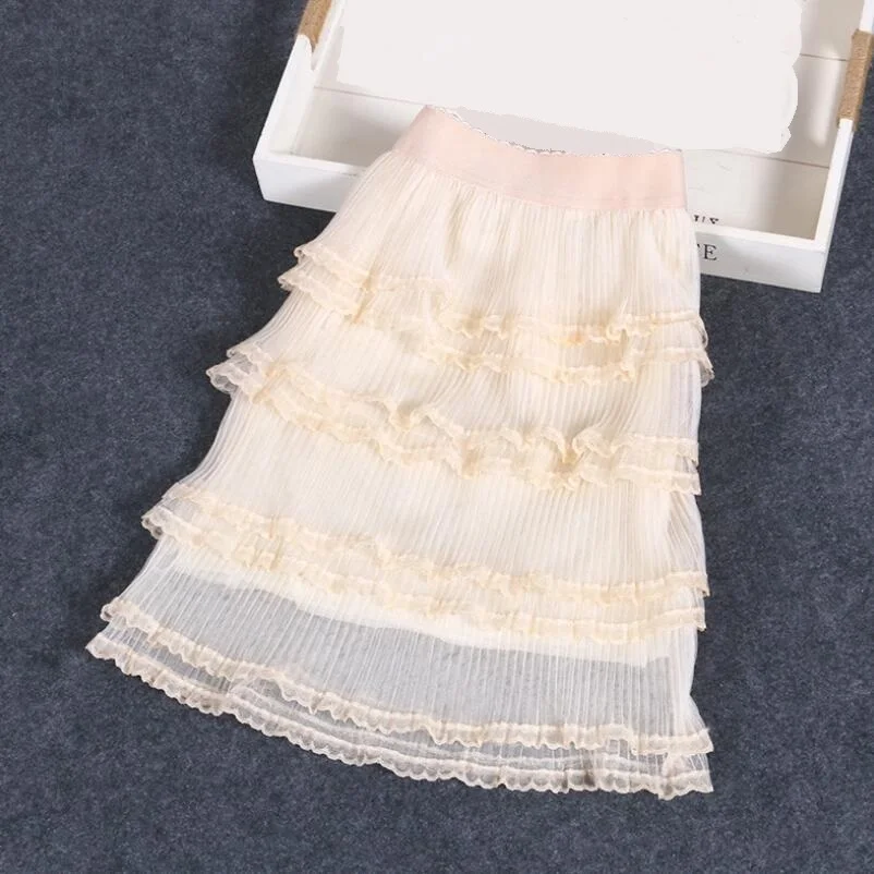 beige girls tutus Весна-осень-лето, юбки для маленьких девочек, детская одежда, юбки-пачки для девочек, юбка принцессы, детский костюм JW4669 - Цвет: beige girls tutus