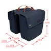 Tourbon-bolsa Vintage para bicicleta, alforja para asiento trasero, portaequipajes doble enrollado, resistente al agua, accesorio para bicicleta de 23L ► Foto 3/6