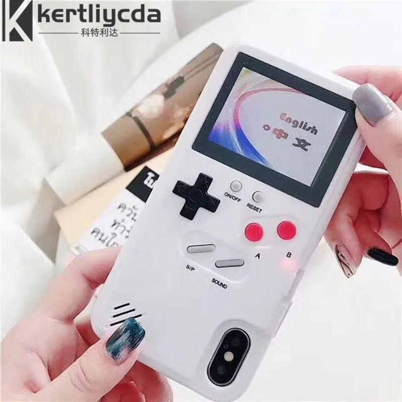 Полноцветный дисплей 3D игровой телефон чехол для iPhone 7 8 6 6s Plus X классический ретро