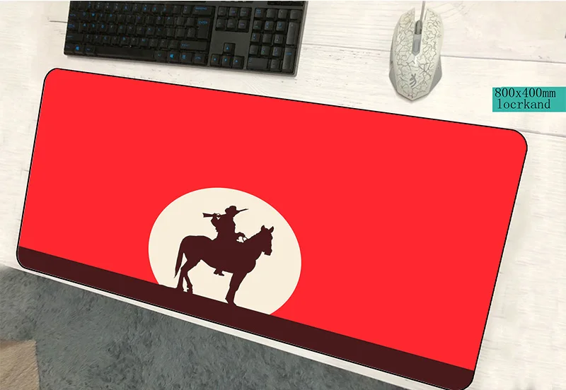 

red dead redemption 2 padmouse 800x400x3mm gaming mousepad game HD pattern mouse pad gamer computer desk cool new mat mousemat