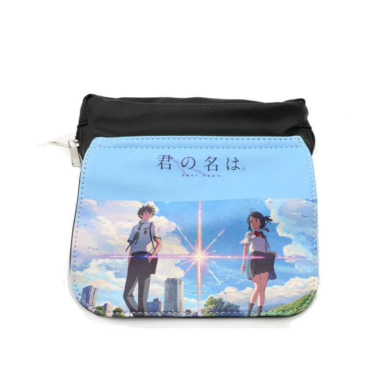 

Your Name Anime Zipper Design Makeup Bag Student School Pencil Case for Travel Accessories Bag