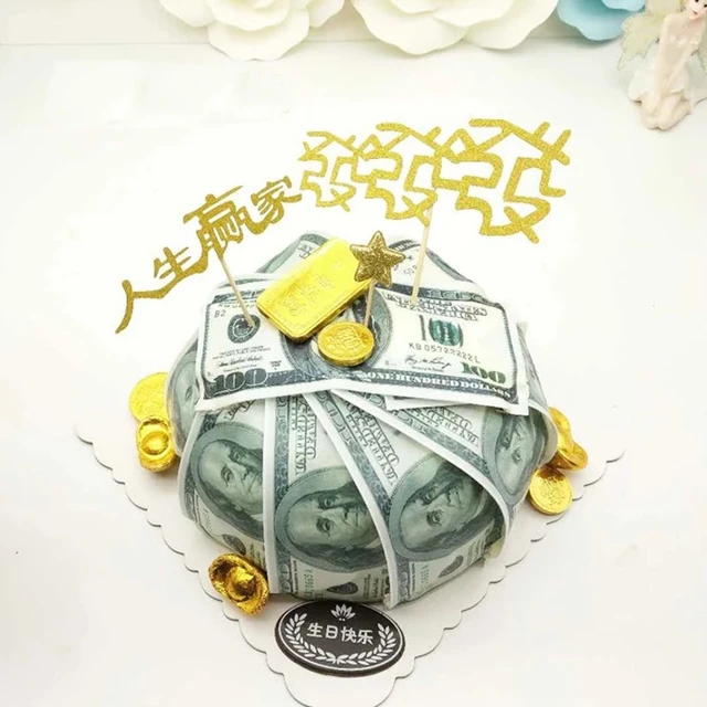36pcs Customized Edible Money Wafer Paper For Kids Birthday Cake Decoration Usd Dollar Gbp Rupee Eur Cakes Decorating Tools Paper For Cake Cake Paperwafer Paper Aliexpress