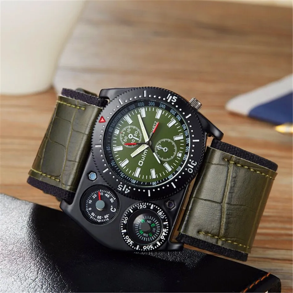 Oulm 4094 Designer Mens Face Fashion Outdoor Watches Wide Oulm 4094 Designer Mens Face