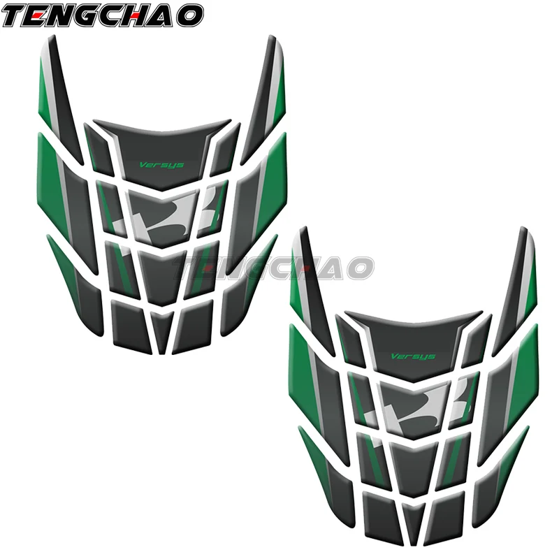

Motorcycle Oil gas Tank Sticker Decoration Fuel Tank Pad For Kawasaki Versys 650 Reflective Sticker Tank Pad