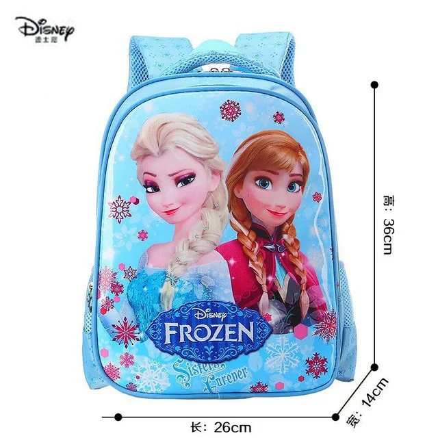 Рюкзак Дисней из мультфильма «Холодное сердце» с Микки Маусом, сумка для начальной школы, детский рюкзак с мультипликационным принтом на плечи, дышащий рюкзак