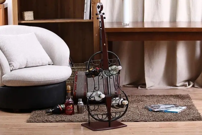 Креативный металлический держатель для винной бутылки|wine bottle holder|bottle wine holdermetal