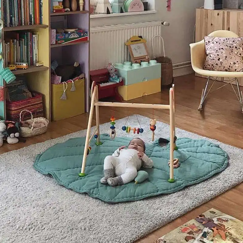 1PC Soft Cotton Baby Kids Game Gym Activity Play Mat Crawling Blanket Floor Rug