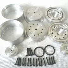 28 мм колесо с бедлоком/RIM Hex 12 мм для CAPO CROSS трактор, экскаватор грузовик Tamiya RC8WD 6x6 8x8 прицеп гусеничный RC SCA MAN BENZ