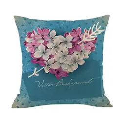 2018 наволочка 45*45 Happy Valentine Наволочки хлопок белье Диван Чехлы Home Decor Бесплатная Прямая доставка C JA25