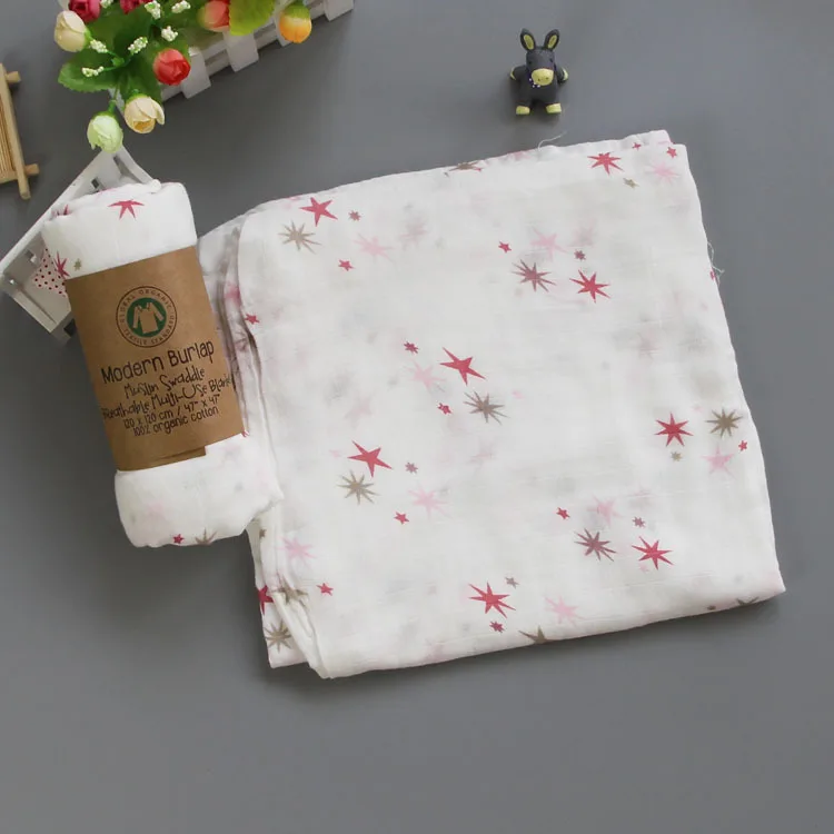 Muslin Cotton Kids Newborn Bath Towel Security Swaddle Blankets  Baby Cotton Cloth  Baby Beach Towel Baby Children Care Stuff  12