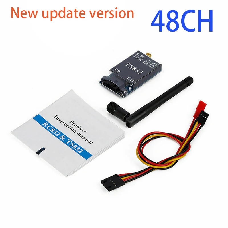 

In Stock Free shippingTS832 FPV 5.8G 48CH 600mW 7.4-16V Wireless AV Transmitter for RC Camera Drone FPV Quadcopter Goggles DIY