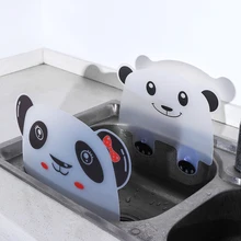 Пластиковая панда всплеск водяной барьер присоска мойка spller предотвращает приготовление масла медведи бассейн защитная пластиковая раковина доска кухня гаджет