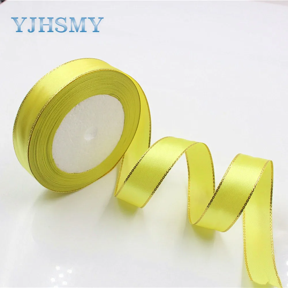 YJHSMY K 171023 20MM 236 20 мм 12 цветов на выбор 25 ярдов шелковая атласная лента свадебные