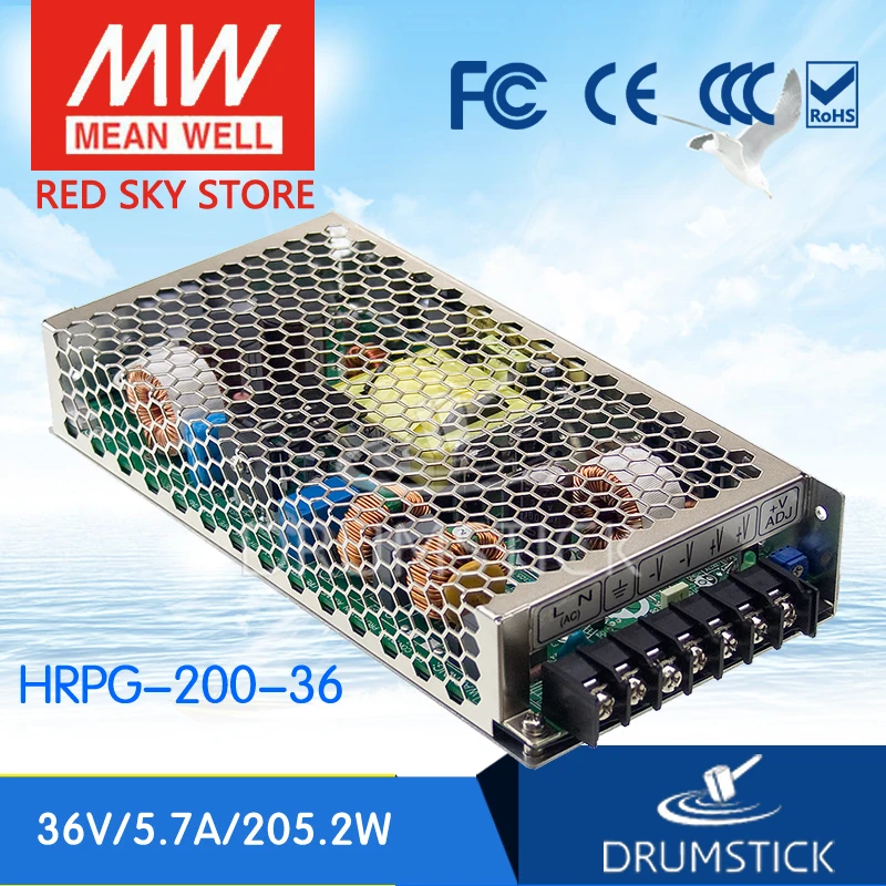 

MEAN WELL HRPG-200-36 36V 5.7A meanwell HRPG-200 36V 205.2W Single Output with PFC Function Power Supply [Real1]