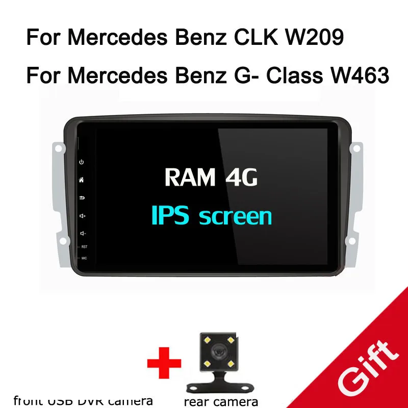 

Octa Core Android 8.0 PX5 Fit Mercedes Benz W209 W203 W168 W163 Viano W639 Vito Vaneo Car DVD Player Navigation GPS Radio