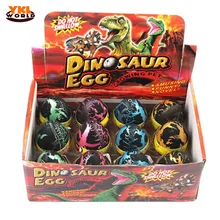 12pcs/set Large Size Black Crack Water Magic Hatching Growing Dinosaur Eggs Hatch-Grow Dino Egg Children Educational Toy -45