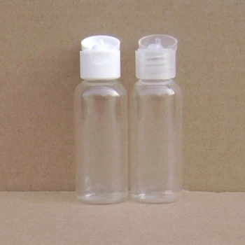 

30mlPlastic Cosmetic Bottles Empty flip cap Cream Sample Packaging Containers Bottle Free Shipping 50pcs/lot