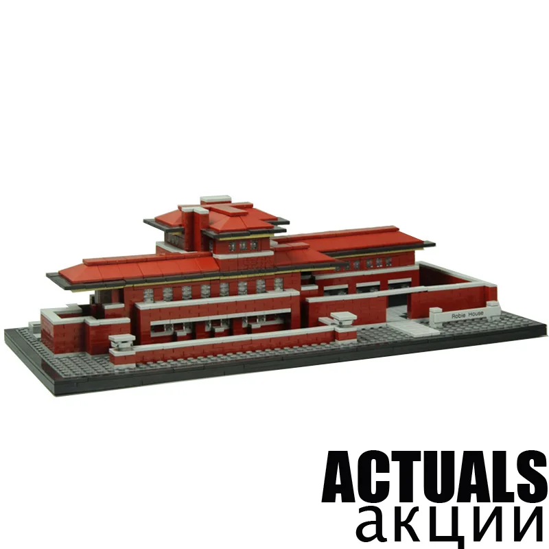 

LEPIN 17007 Robie House Street View Creator Building Blocks Bricks Toys Educational For Children Compatible with legoINGly 21010
